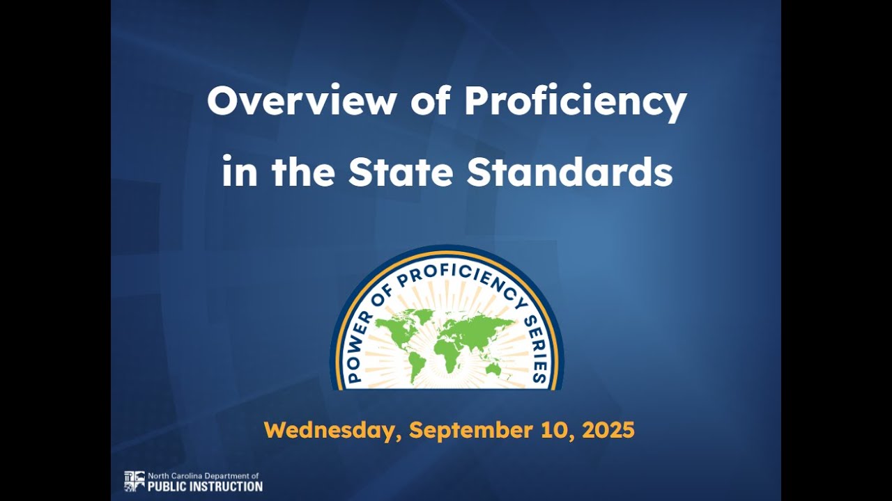 Overview of Proficiency in the State Standards