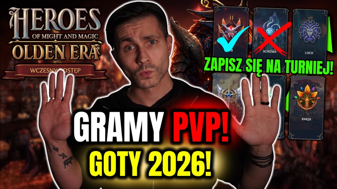 ZAPISZ SIĘ NA POLSKI TURNIEJ!🔥SINGLE HERO Gry Rankingowe PvP! - Olden Era LIVE | !HOLY !TILT