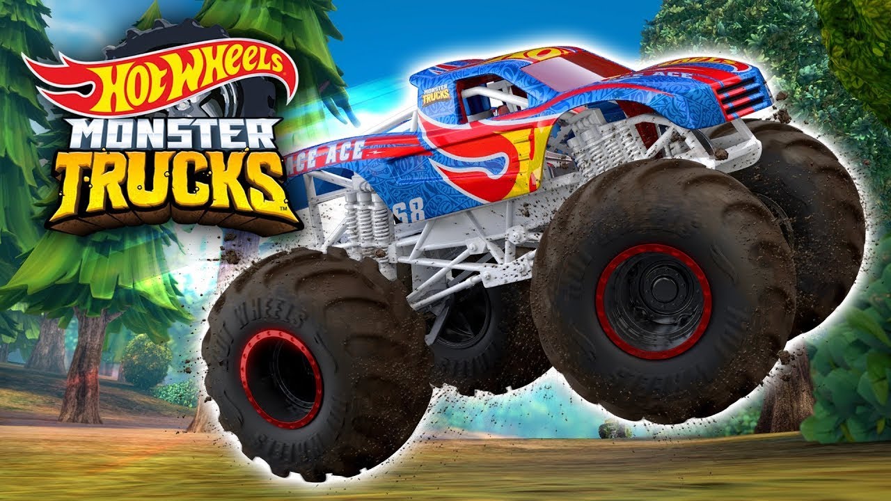 Race Ace&rsquo;s Craziest Monster Truck Challenges Ever + More Cartoons for Kids 💥 | Hot Wheels