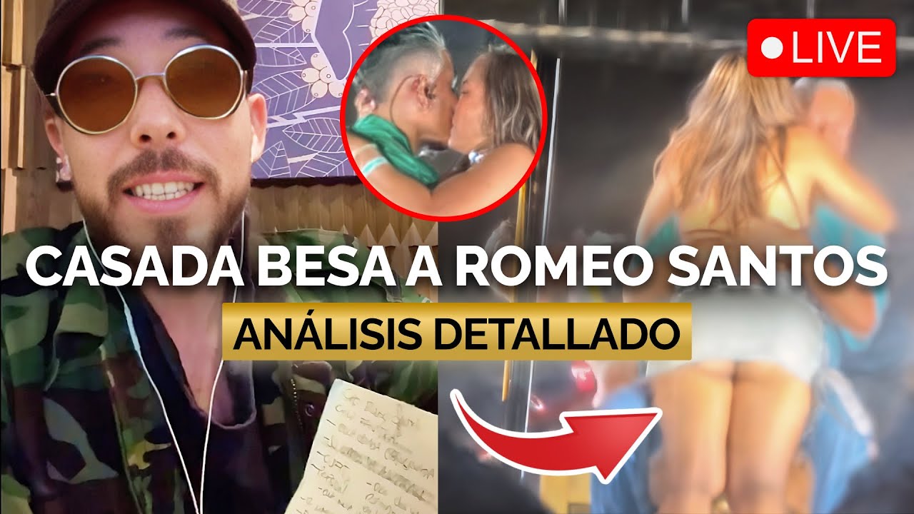 🚨 MUJER CASADA BESUQUEA A ROMEO SANTOS. ANÁLISIS #CaminoDelAlfa #infidelidad #reaccion
