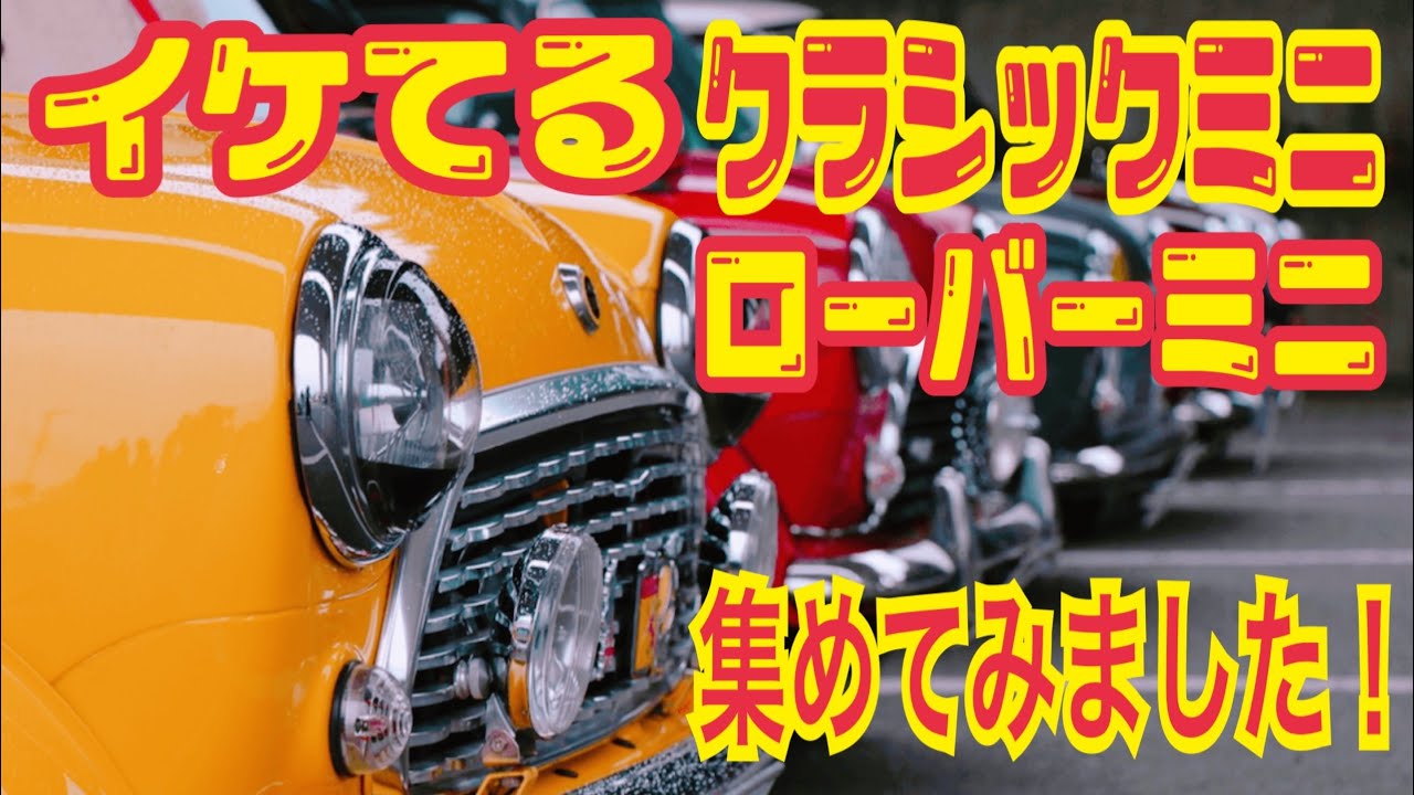 【イケてるシリーズ第12弾】イケてるクラシックミニ【ローバーミニ】集めてみました！未だにお洒落さはダントツです！カッコいいミニからかわいいミニまで勢揃い♪