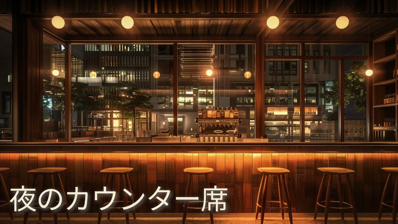 夜のカウンター席｜Late Night Counter – Urban Lo-fi
