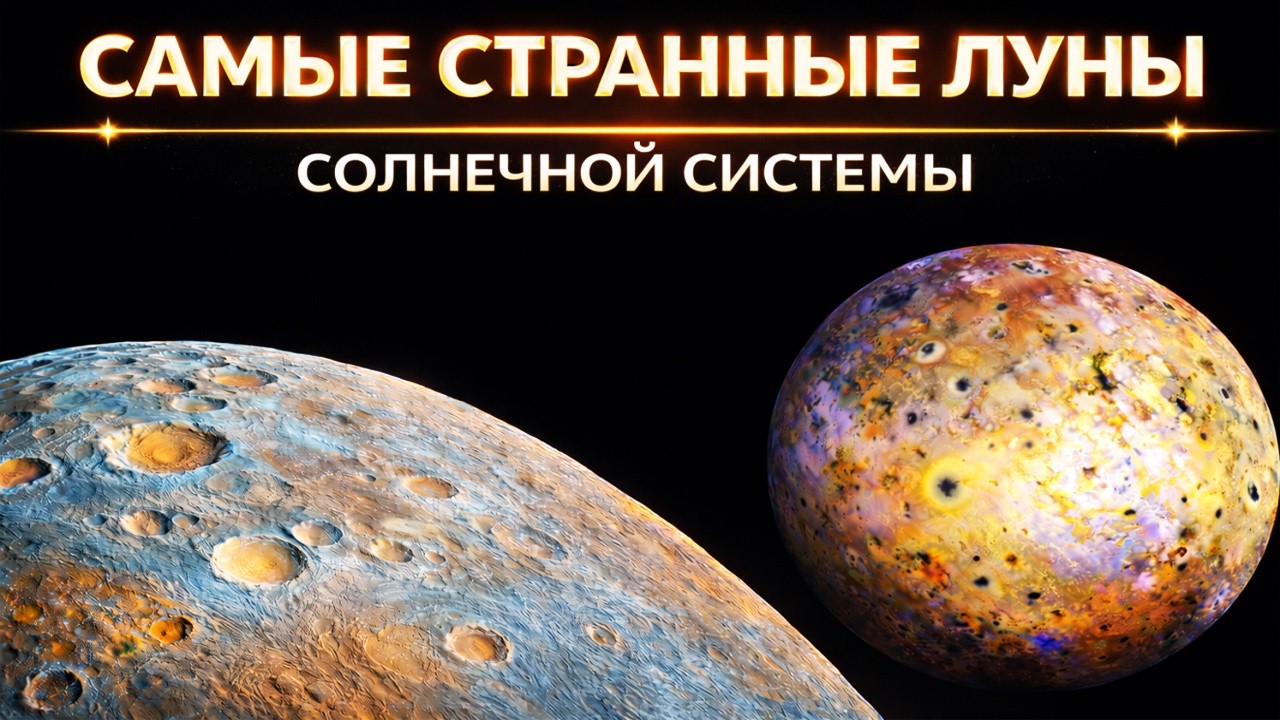 САМЫЕ СТРАННЫЕ спутники в Солнечной системе 🔥