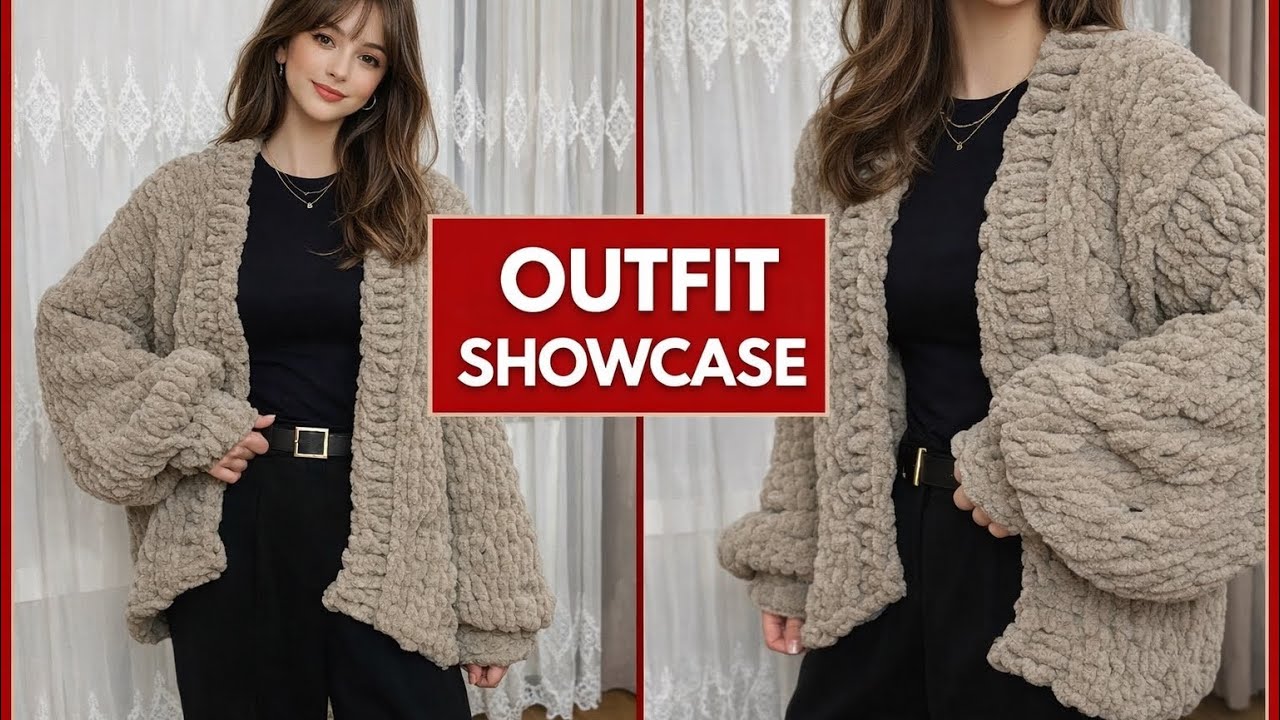 ÇOK KOLAY ALİZE PUFFY İP İLE TEDDY HIRKA YAPIMI 