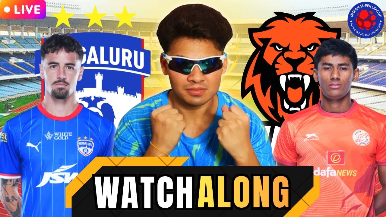 Bengaluru FC vs Punjab FC  Live WATCHALONG | Indian Super League Game Week-3 |