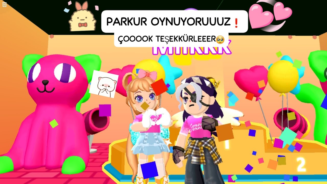PARKUR OYNUYORUZ❗ㅣÇOOOK TEŞEKKÜRLEEER🩷🥹✨ㅣ#pkxd