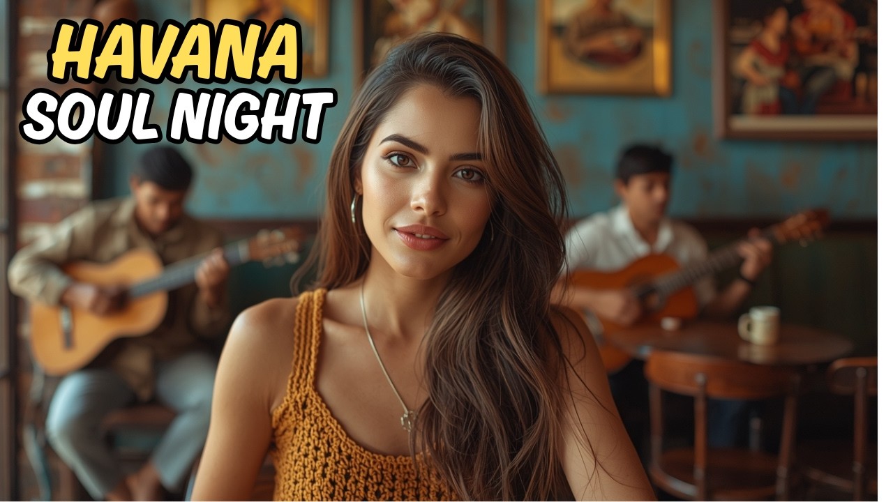 Warm Cuban Boleros & Classic Son Guitar for Peaceful Nights - Old Havana Cafe