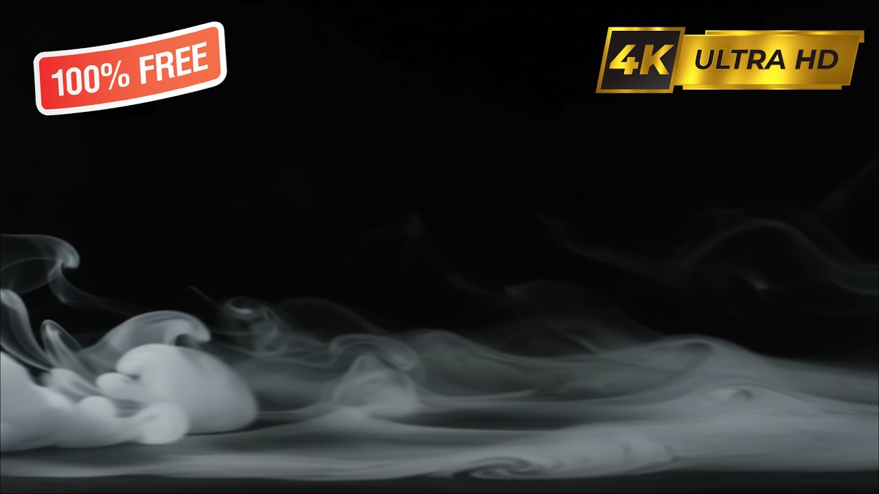 🌫️ Cinematic Smoke Overlay 4K | Free Video Asset for Video Editing