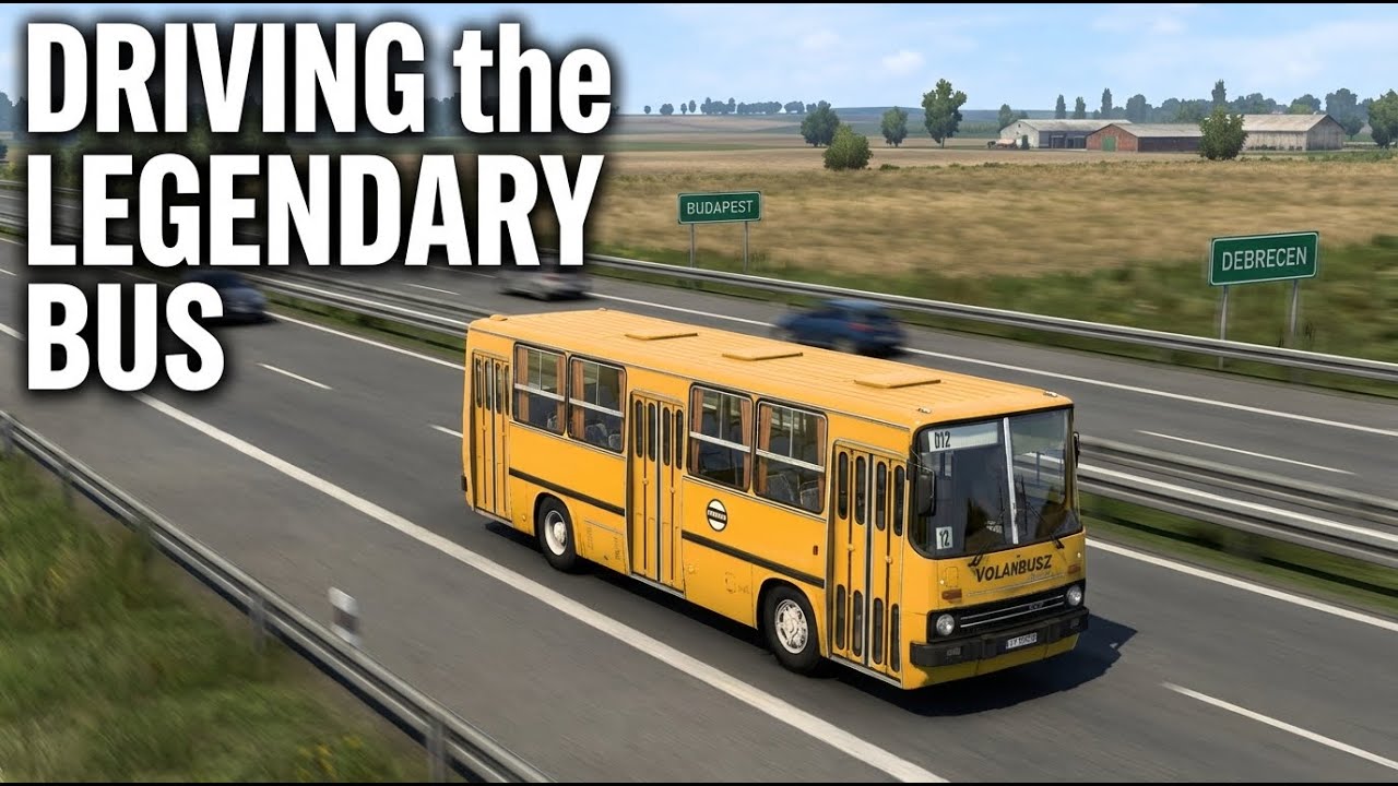 Driving the Legendary Ikarus 260 | Budapest to Debrecen | ETS2 Bus Mod
