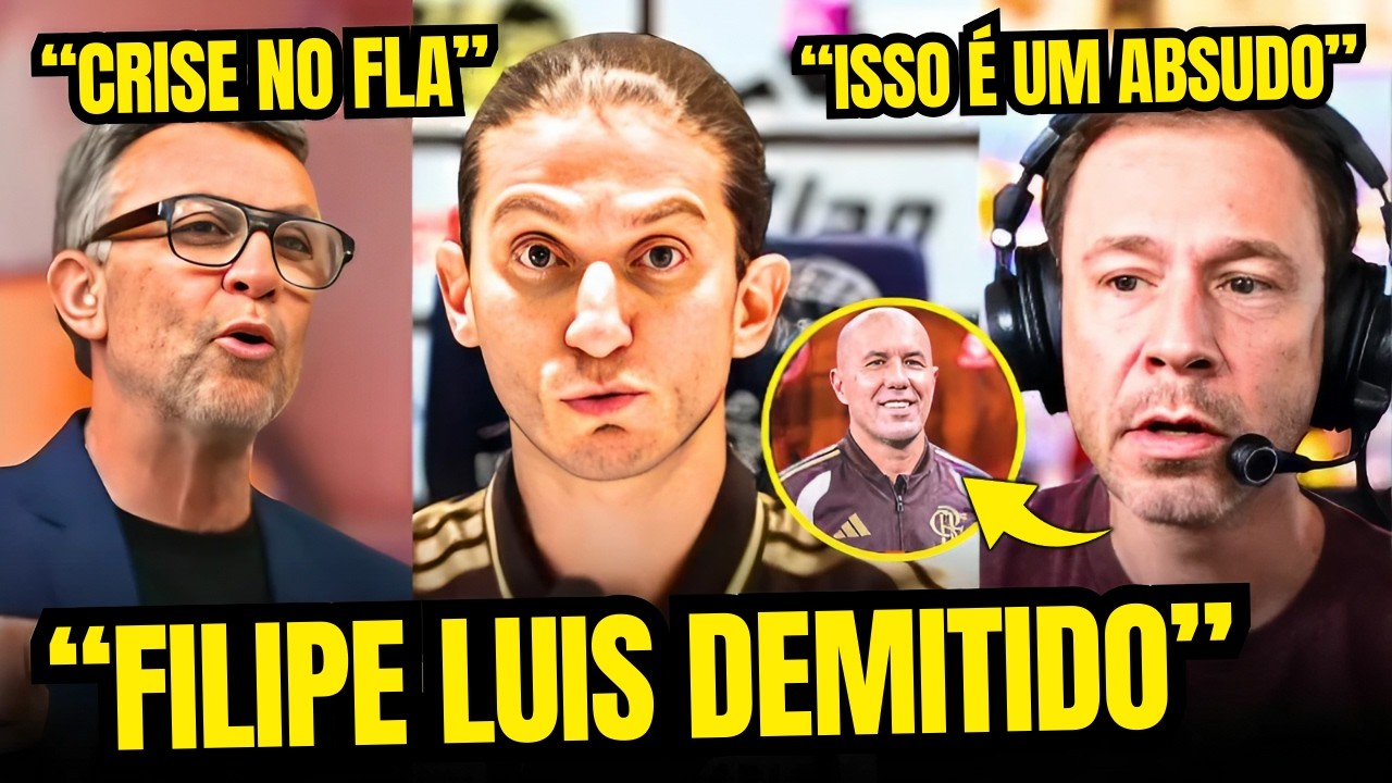 NETO E IMPRENSA INDIGNADA COM DEMISSÃO DO FILIPE LUIS E LÉO JARDIM NO FLAMENGO