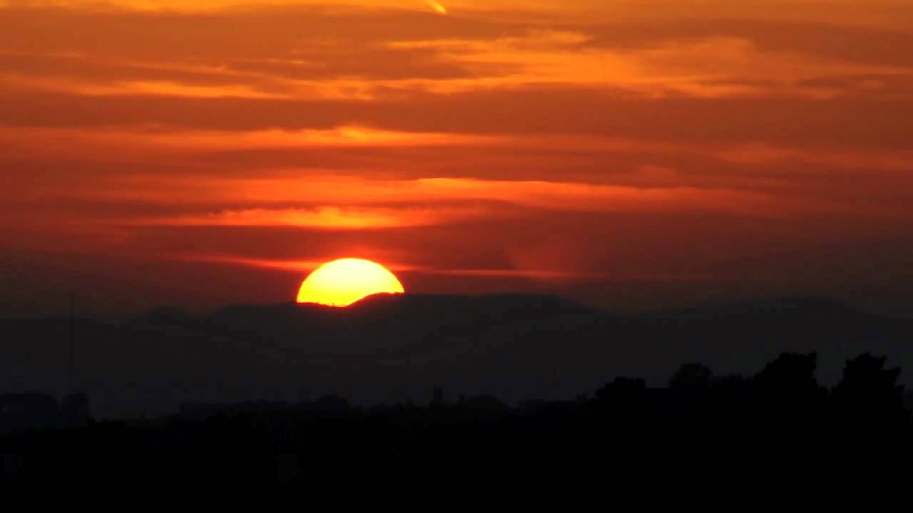 Sole al tramonto