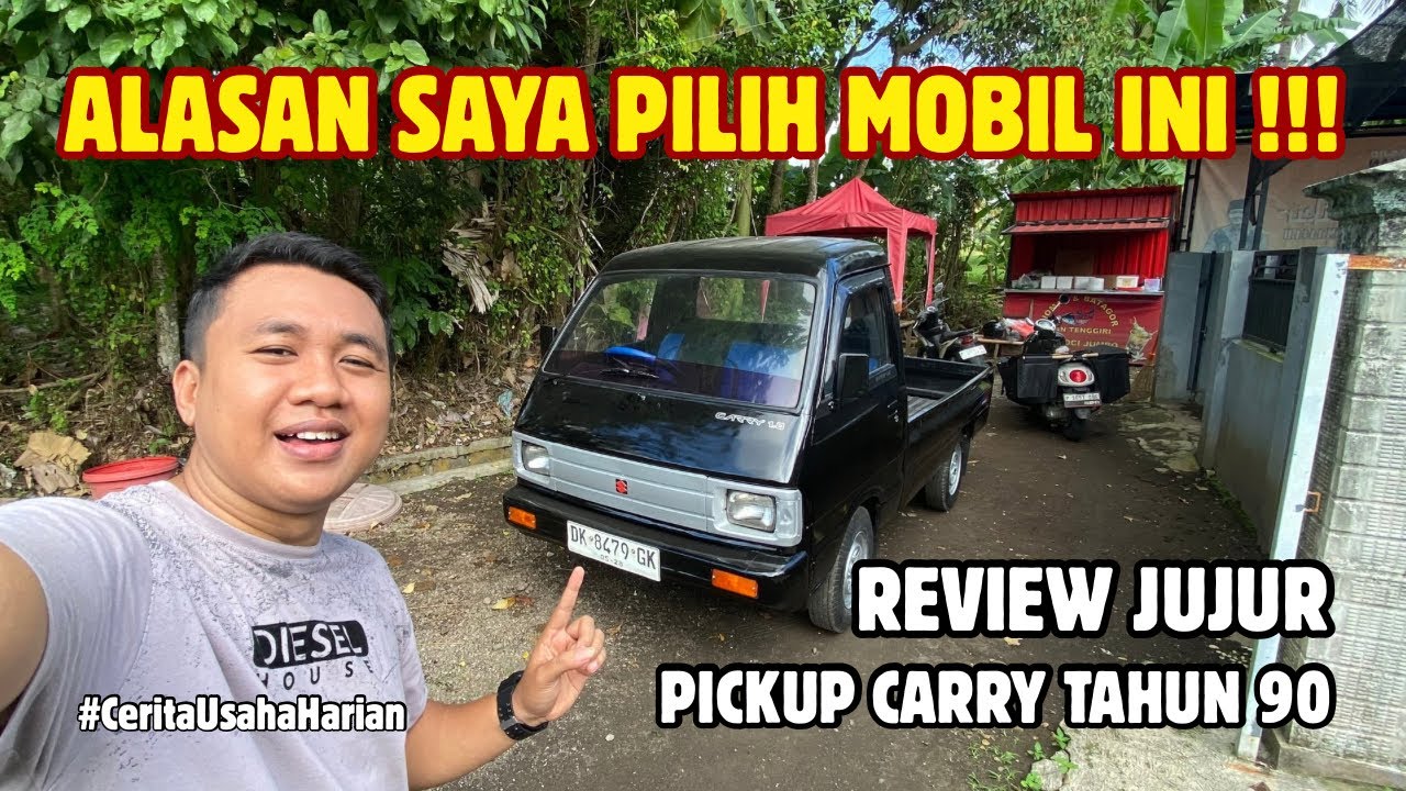Review Carry 1990 Buat Usaha Kuliner | Pickup Murah Cocok Buat Belanja Harian