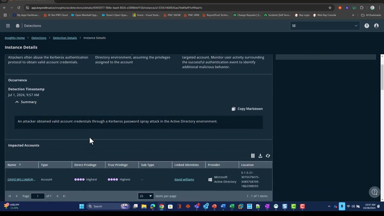Password Spray Attacks Discovered by BeyondTrust Insights