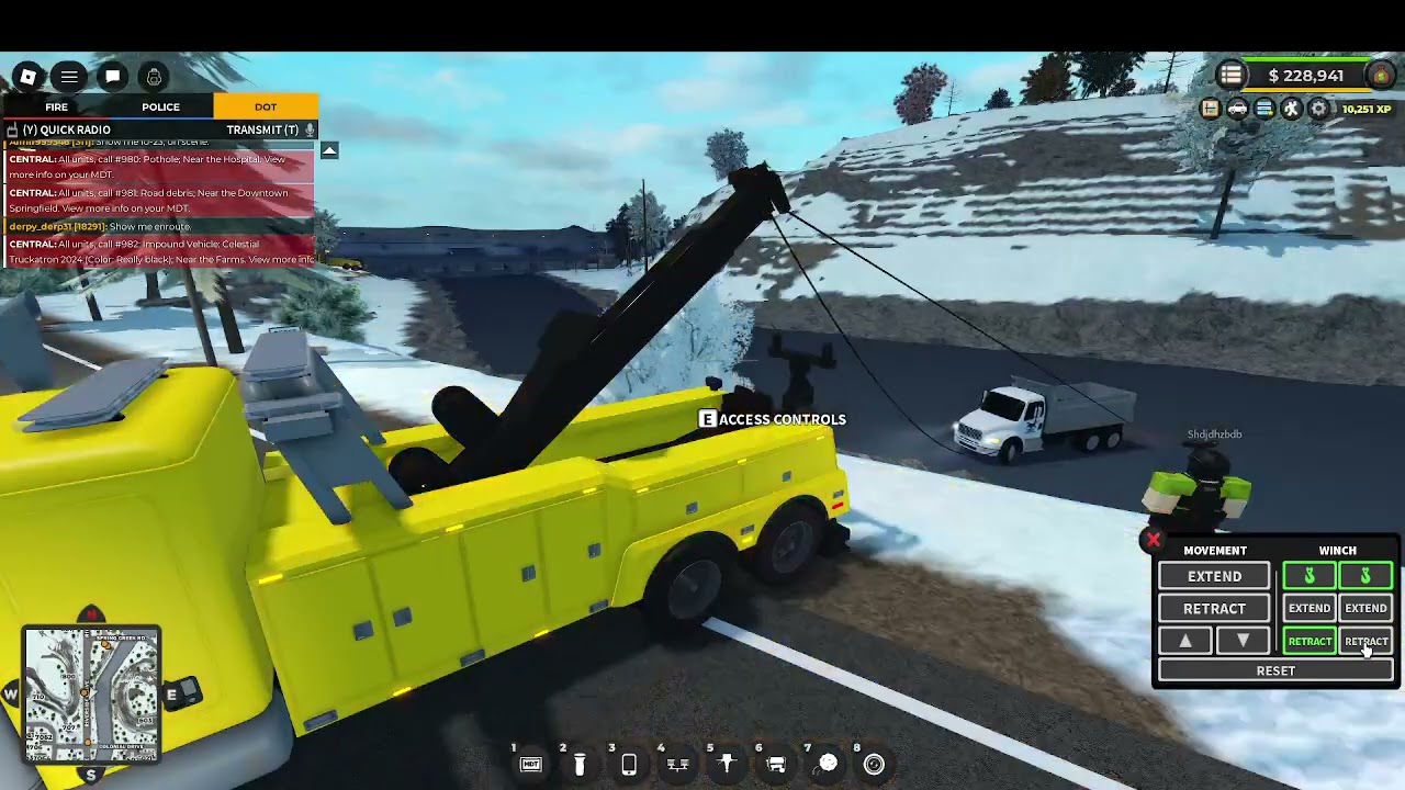Dump Truck Rescue! ER:LC A Shift on the DOT