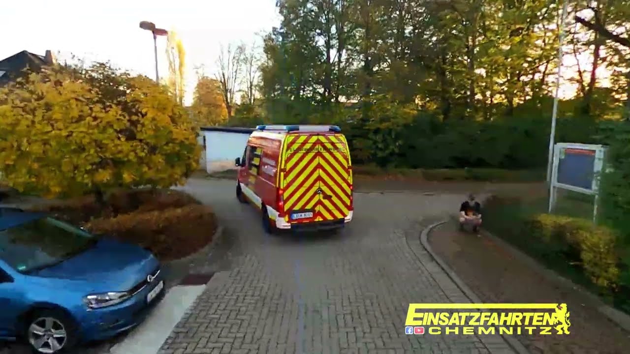 Alarmierung Sirenenalarm POV Feuerwehr Eschefeld, Frohburg und Prießnitz GoPro Aufnahme Einsatzfahrt