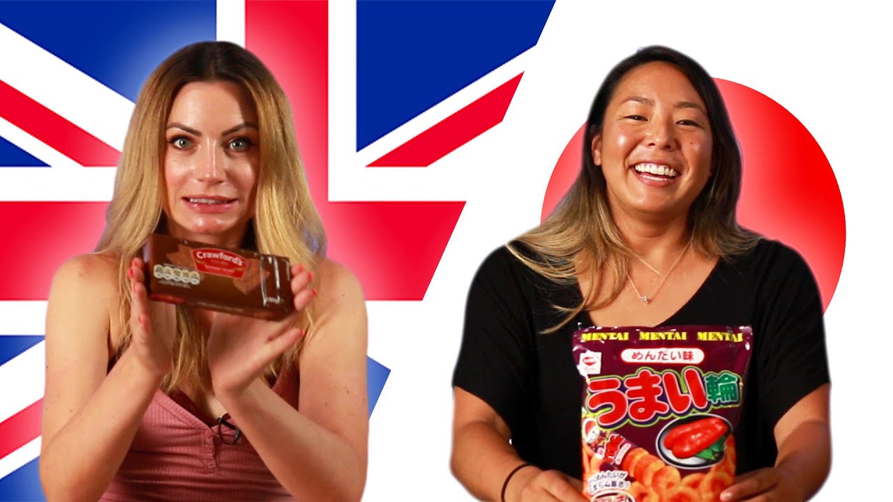 British & Japanese People Swap Snacks