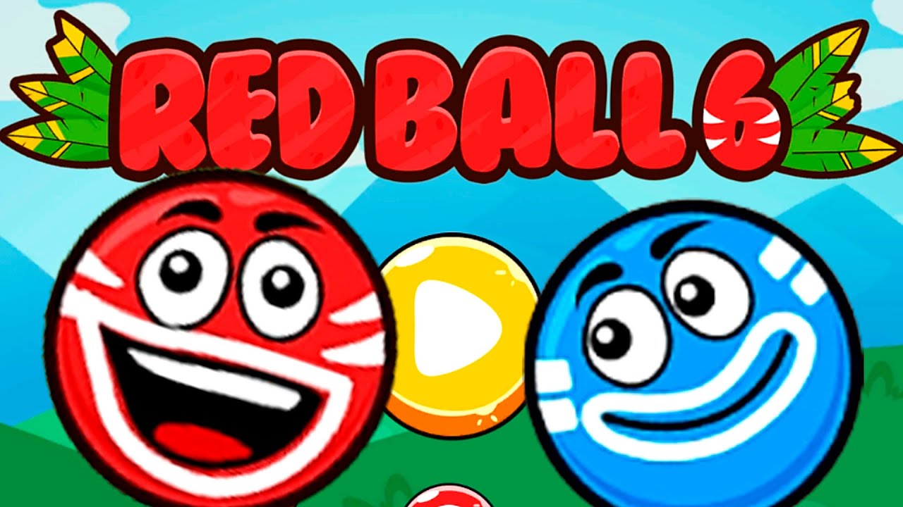 Новый Ред Бол 6 красный шарик, приключение RED BALL 6 против ЗЛОДЕЕВ прохождение прикольной игры