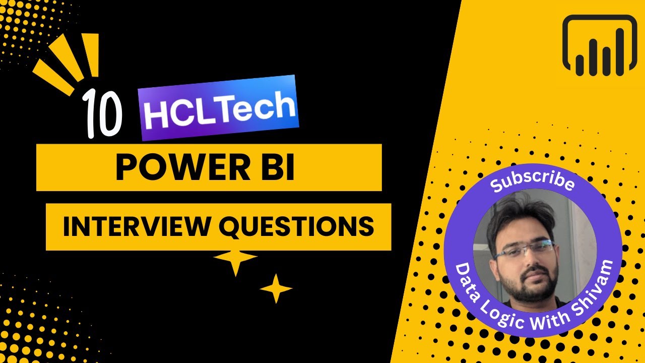 HCL Power BI Interview Questions | DAX | Power BI