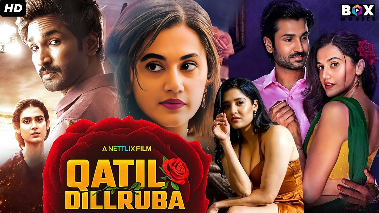 Qatil Dillruba - Hindi Dubbed Full Movie | Aadhi Pinisetty, Taapsee Pannu | Romantic Action Movie