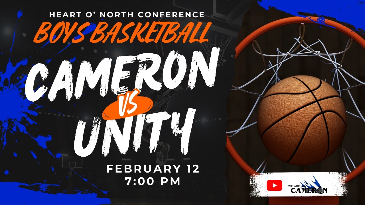 Unity vs Cameron | Boys Varsity Basketball | Feb 13, 2026