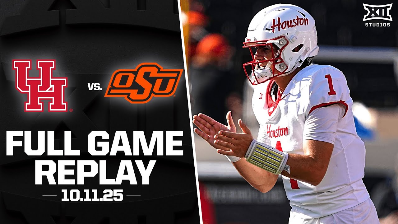 Houston vs. Oklahoma State Football Full Game Replay (10.11.25) | 2025 Big 12 Football