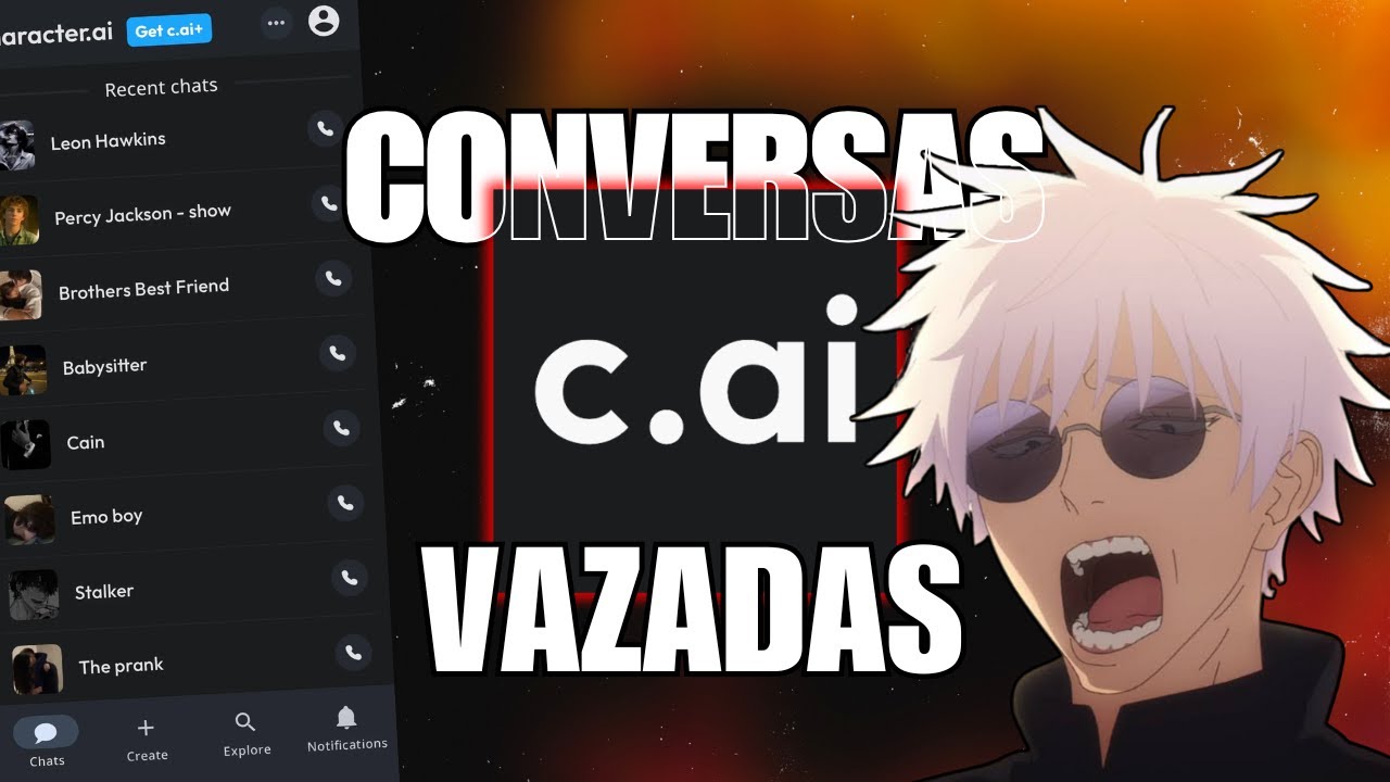 VAZARAM CONVERSAS DO CHARACTER AI KKKKKKKKK