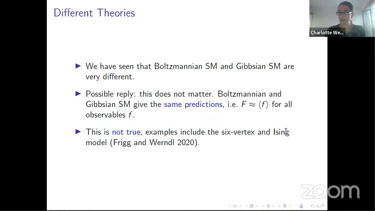 The Center Debates: Gibbs vs Boltzman