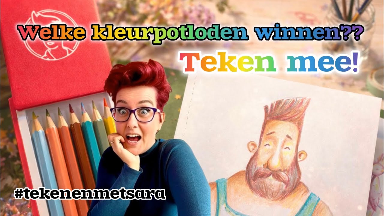 Teken mee + RAAD welk merk kleurpotloden mijn favoriet zijn 