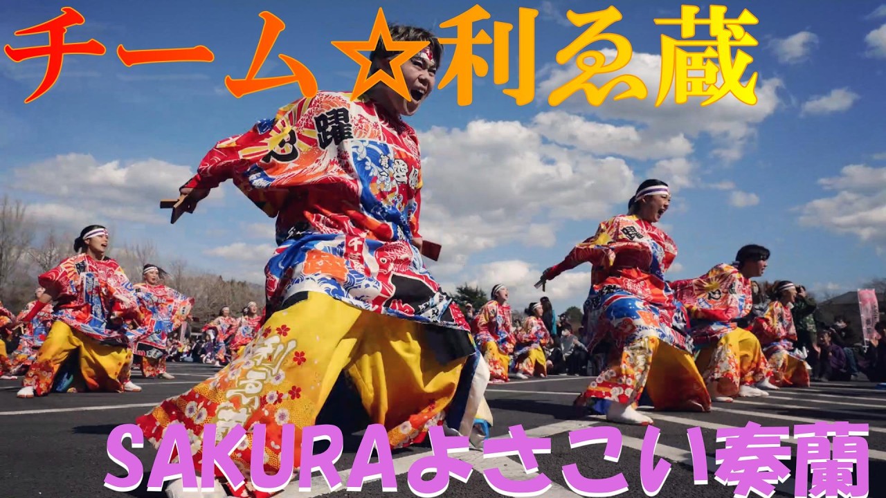 【4K24p】チーム☆利ゑ蔵「心躍～IRODORI～」★SAKURAよさこい奏蘭/佐倉城址公園/第一部/2026.03.15/LumixS5Ⅱ