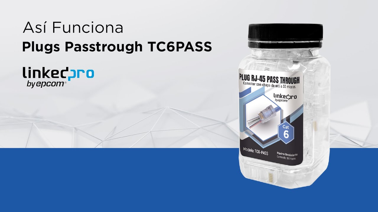 Así Funciona - Plugs Passtrough TC6PASS