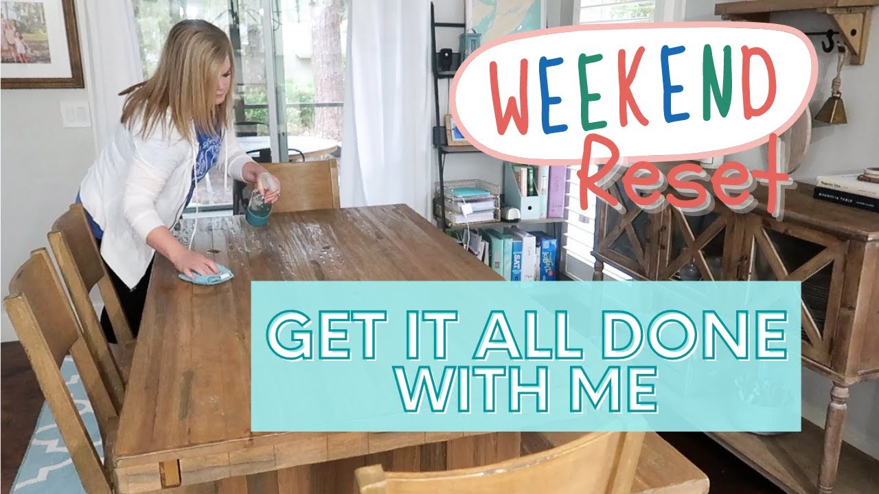 Productive Homeschool Mom Day in the Life | Weekend Reset | Our Blessed Life