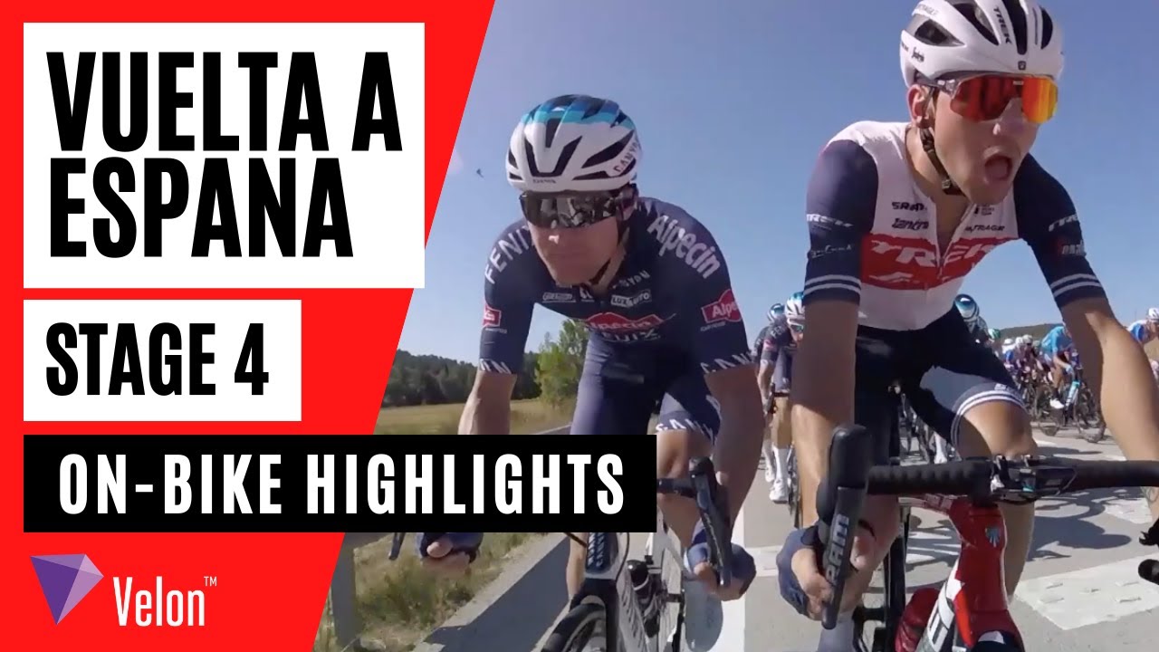 Vuelta a Espa&ntilde;a 2021: Stage 4 On-Bike Highlights