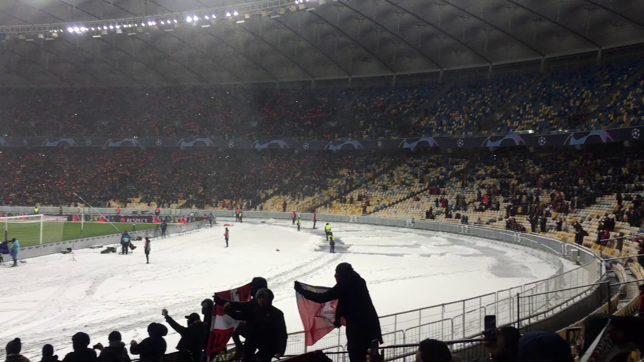 Chakhtar Donetsk / OL (Ligue des Champions 18-19) - Entrée des joueurs