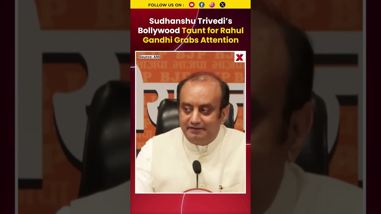 Sudhanshu Trivedi&rsquo;s Bollywood Taunt at Rahul Gandhi Sparks Political Debate