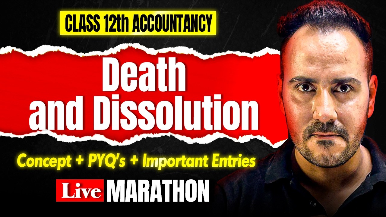 Class 12th Accountancy Final Revision Marathon 🔥| Concept, PYQs & Important Entries | Ushank Sir