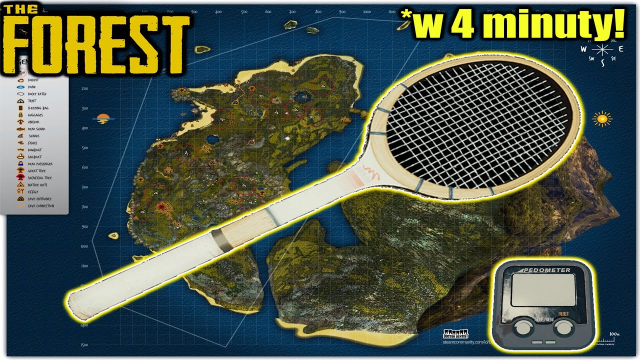 RAKIETA TENISOWA I KROKOMIERZ W 4 MINUTY! *NAJNOWSZA LOKALIZACJA* THE FOREST