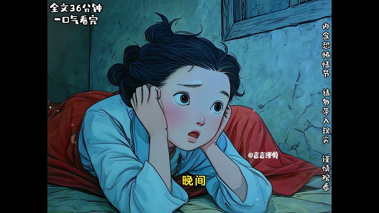 我姐是我们村的尤物，全村男人都是她的裙下之臣，有天我发现  #一口气看完系列#恐怖故事#民间故事#睡前故事#言言漫剪