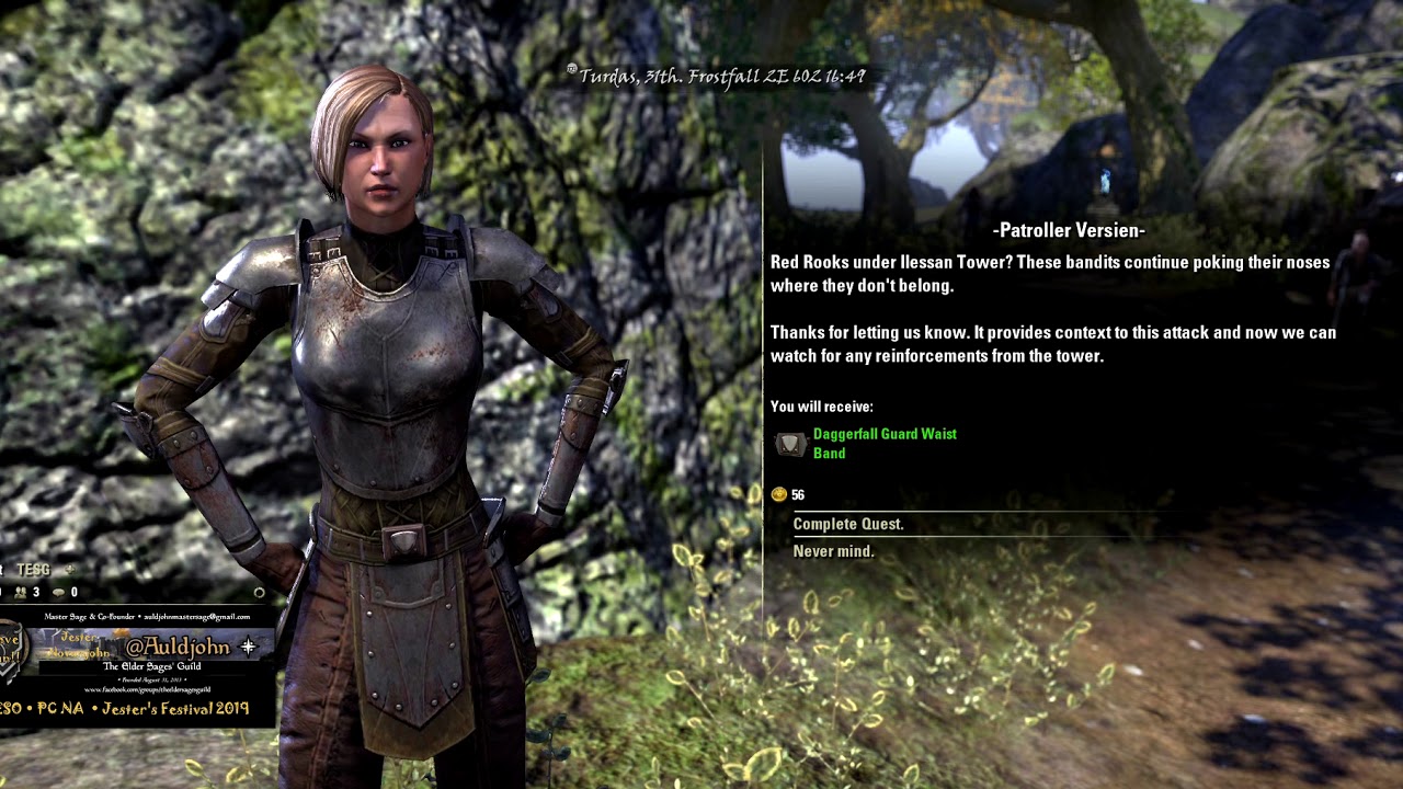 ESO PC NA Vid Cap Jester's Festival Glenumbra - Festival Impresario