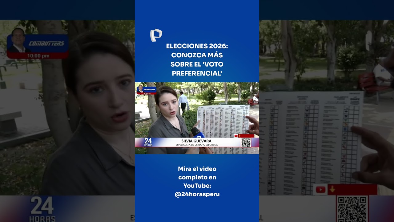 Elecciones 2026: conozca m&aacute;s sobre el 'voto preferencial