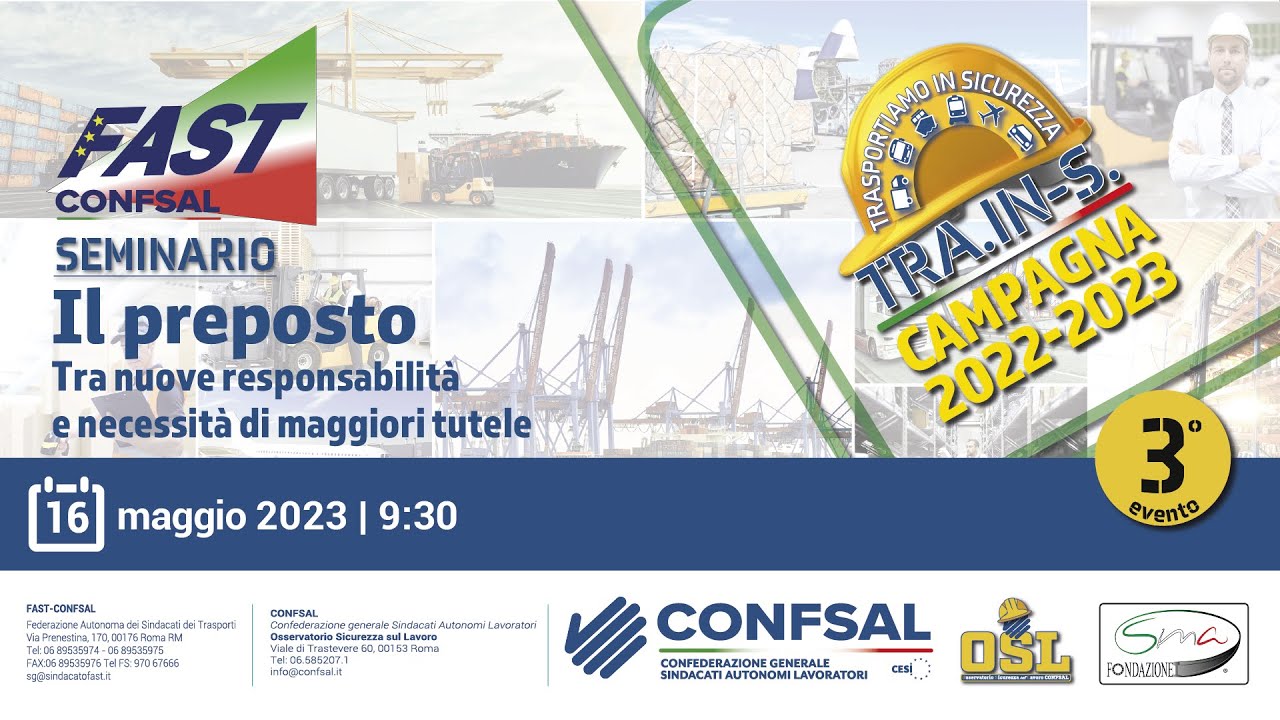 Seminario - Il Preposto - Tra nuove responsabilità e necessità di Maggiori tutele