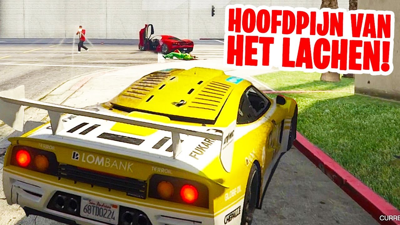 HOOFDPIJN VAN HET LACHEN IN GTA V RACE !!!