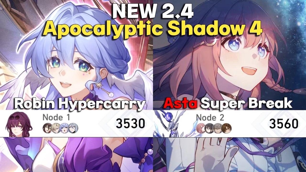 Robin Hypercarry & Asta Super Break | HARMony Star Rail | Apocalyptic Shadow 4 Honkai Star Rail 2.4