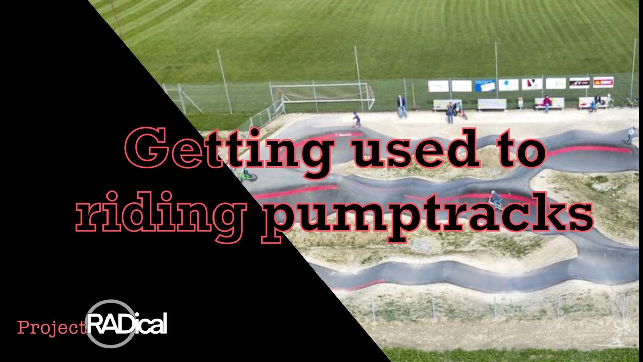 Getting used to riding pumptracks - Pumptrack Wasserschloss, Brugg