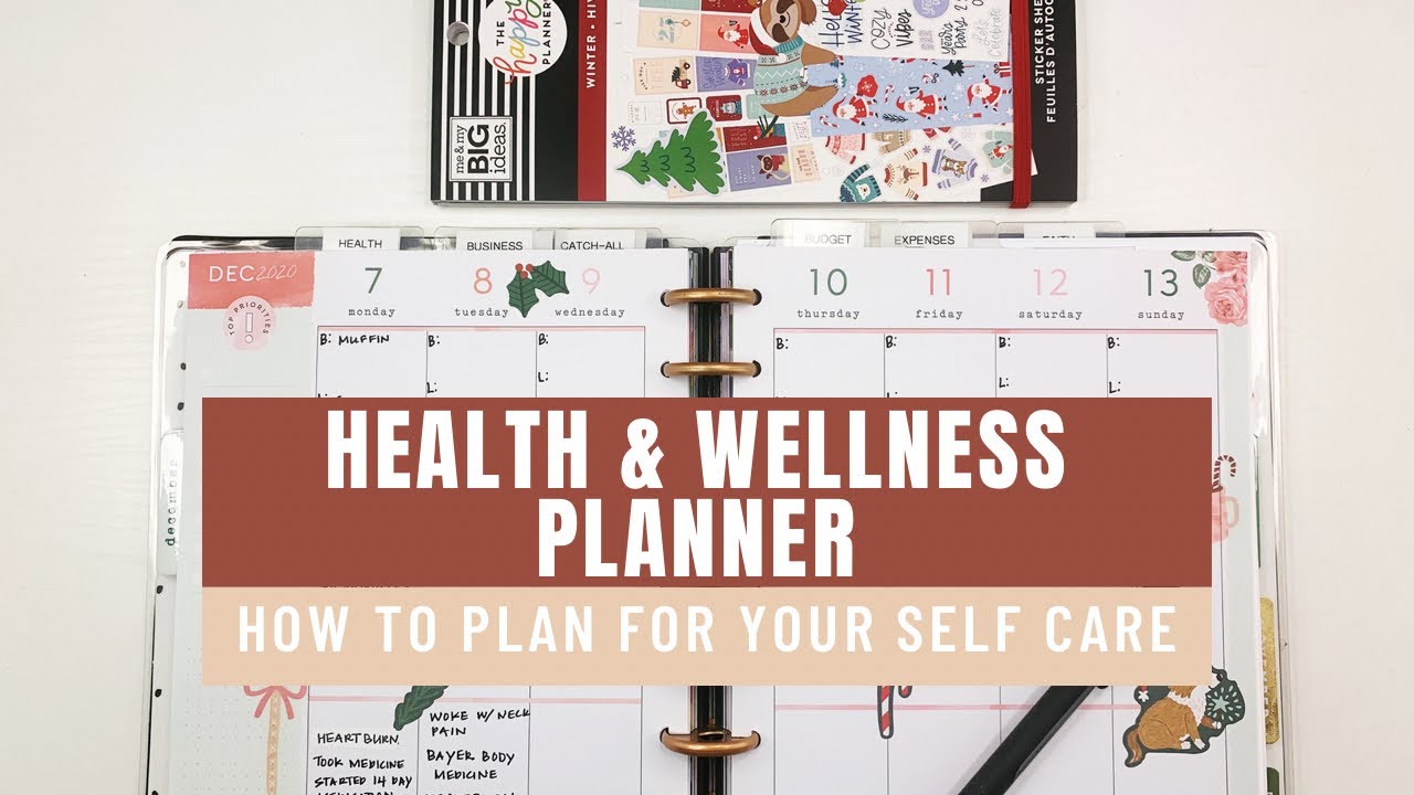 How To Plan For Your Health In Your Planner #planmas