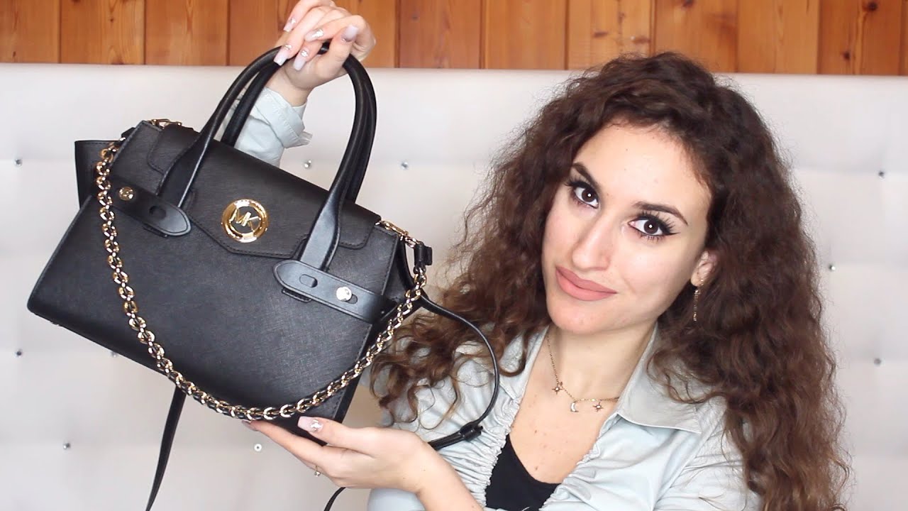 WHAT'S IN MY BAG MICHAEL KORS SATCHEL + RECENSIONE
