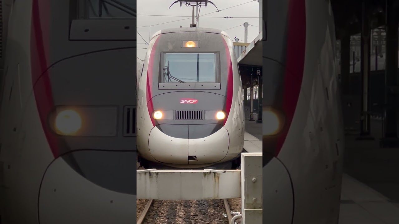 High Speed Trains &lsquo;SNCF&rsquo; just arrived to the platform #highspeedtrain #sncf #frenchtrain