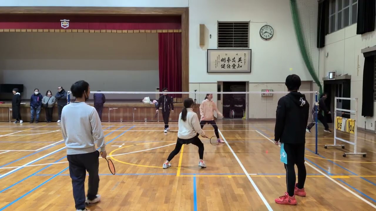 1月30日百道練習