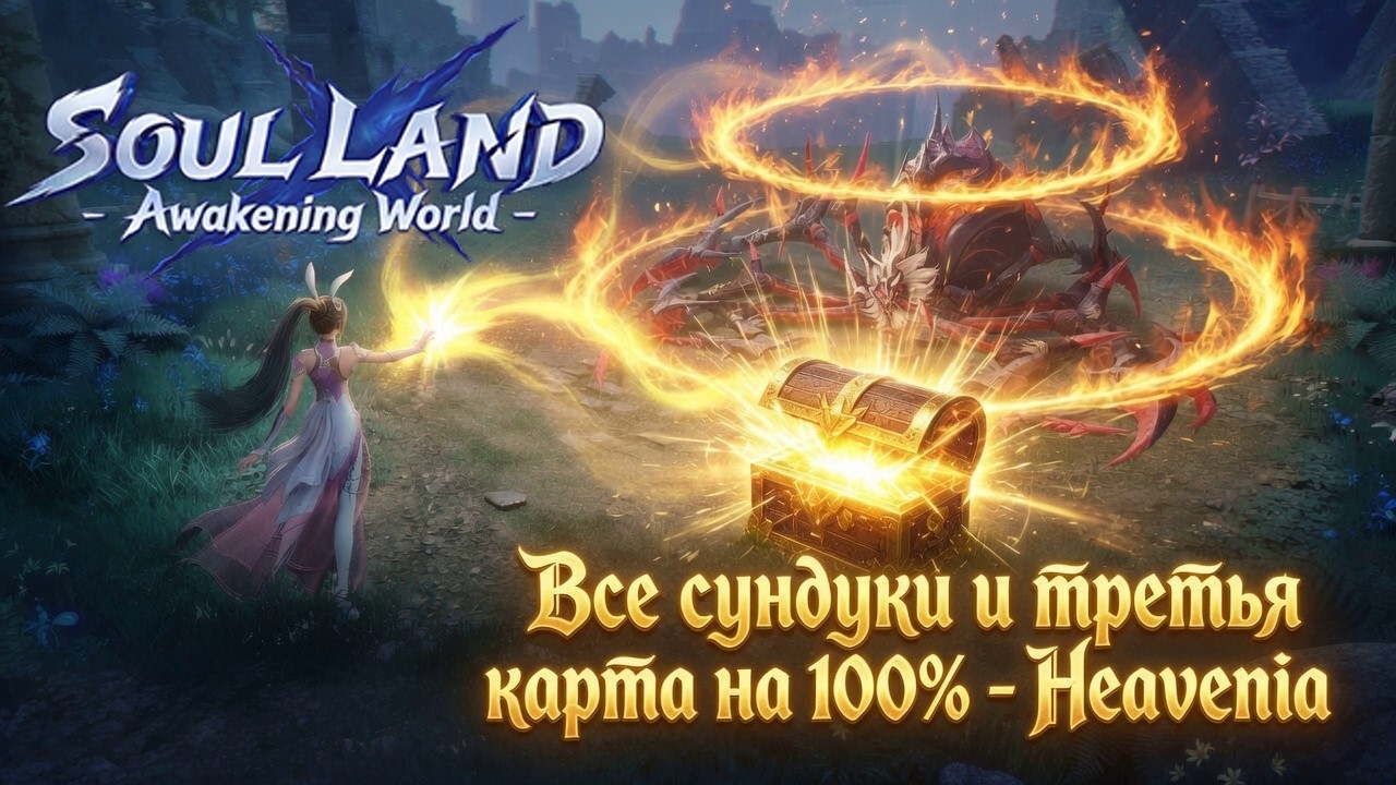 All Chests and 100% Completion of Map 3 - Heavenia | Soul Land: Awakening World