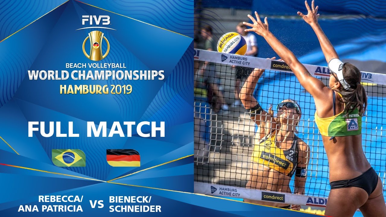 Ana Patricia/Rebecca vs. Bieneck/Schneider - Full Match | Beach Volleyball World Champs Hamburg 2019