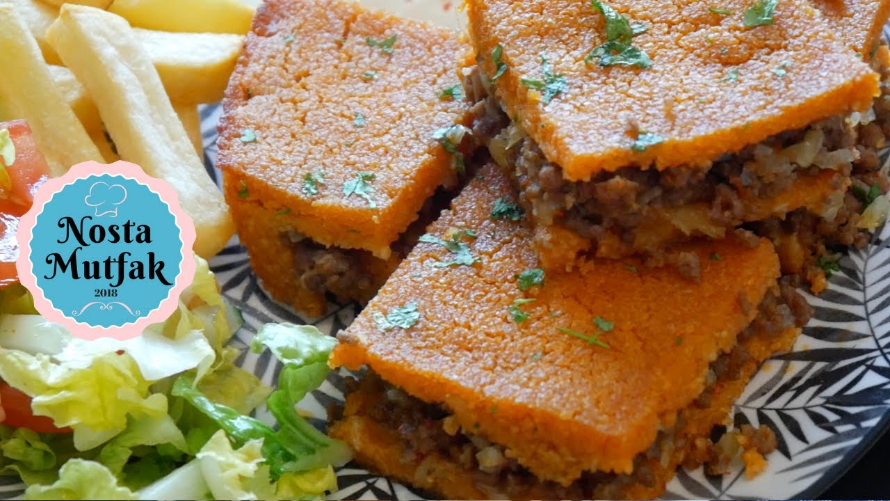Lübnan mutfağından muhteşem lezzet Kibbeh bil Sanieh - Baked kibbeh Lebanese recipe